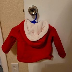 Red beautiful baby coat
